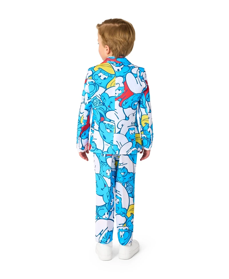 OppoSuits Little Boys Smurfs Suit