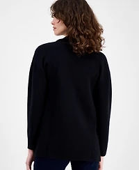 Ak Anne Klein Women's Knit Open-Front Jacket