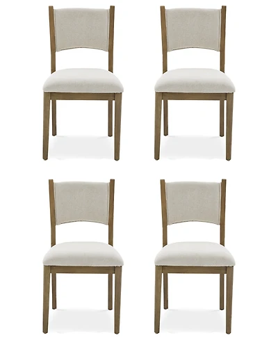 Nordic 4-Pc Upholstered Dining Chair Set