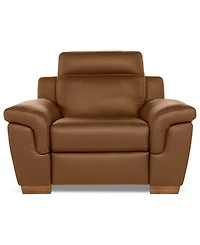 Julius Ii Leather Power Recliner, Exclusively at Macy's