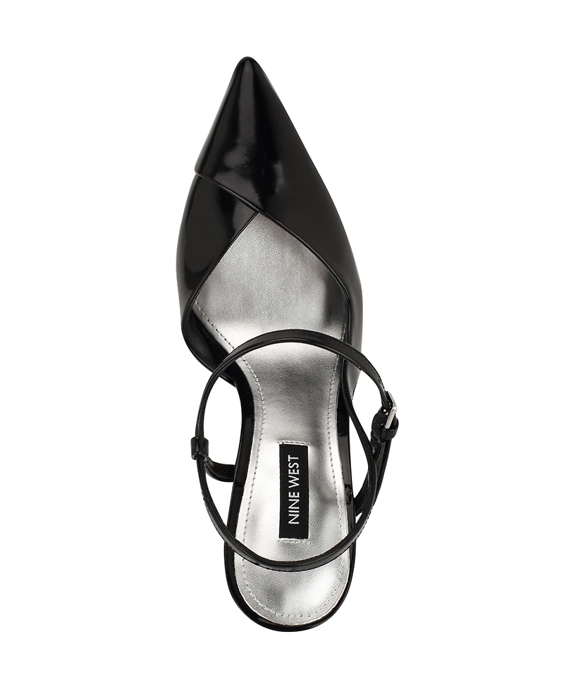 Nine West Women's Franka Ankle Strap Stiletto Pumps