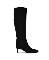 Nine West Women's Caddy Tall Kitten Heel Boots