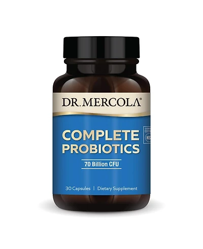 Dr. Mercola Complete Probiotics 70 Billion Cfu, 30 Servings, Supports Digestive Health