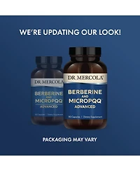 Dr. Mercola Berberine and MircoPQQ Advanced, 90 Servings, Supports Immune and Organ Health
