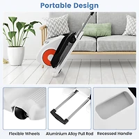 Under Desk Elliptical Machine with Display Monitor for Home Office