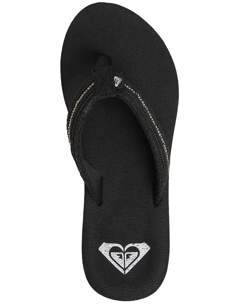 Roxy women's Porto Bling Round Toe Flat Sandals