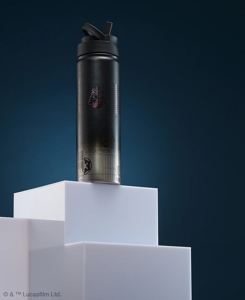 JoyJolt 22 oz. Star Wars Linear Vacuum Insulated Water Bottle