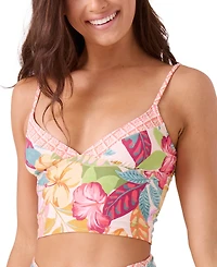 Roxy Juniors' Hot Tropics Longline Bikini Top