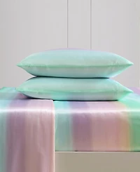 Betsey Johnson Printed Satin 3-Pc. Sheet Set, Twin Xl