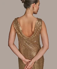 Donna Karan New York Women's Sequined Sleeveless Gown