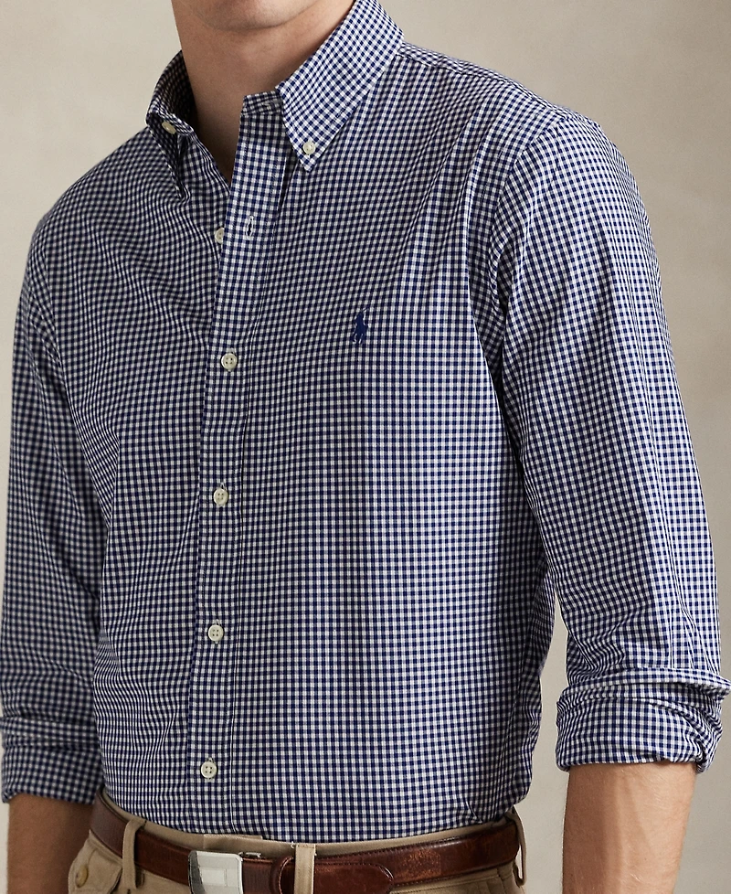 Polo Ralph Lauren Men's Slim-Fit Gingham Stretch Poplin Shirt