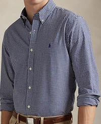 Polo Ralph Lauren Men's Slim-Fit Gingham Stretch Poplin Shirt