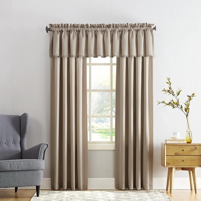 Grant Room Darkening Rod Pocket Curtain Panel