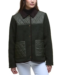 Barbour Women's Laurel Quilted Fleece Jacket