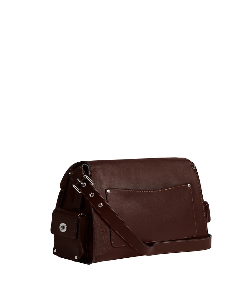 Coach Tabby Turnlock Large Soft Leather Shoulder Bag