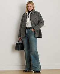 Lauren Ralph Women's Plus Quilted Coat, Exclusively for Macys