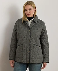 Lauren Ralph Women's Plus Quilted Coat, Exclusively for Macys