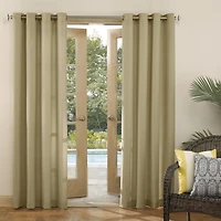 Sailor Indoor/Outdoor Uv Protectant Room Darkening Grommet Curtain Panel