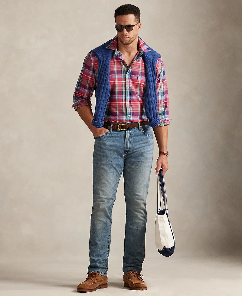 Polo Ralph Lauren Men's Big & Tall Plaid Oxford Shirt