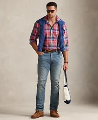 Polo Ralph Lauren Men's Big & Tall Plaid Oxford Shirt