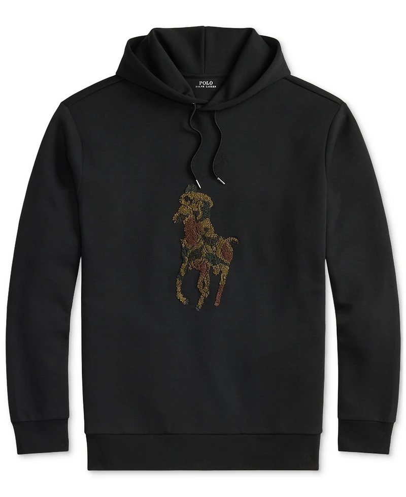 Polo Ralph Lauren Men's Big & Tall Camo Pony Double-Knit Hoodie