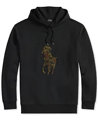 Polo Ralph Lauren Men's Big & Tall Camo Pony Double-Knit Hoodie