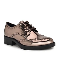Nine West Women's Studey Lace-Up Wingtip Oxford Shoes