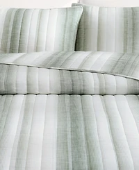 Tommy Bahama La Prisma Stripe Texture Cotton 3-Pc. Quilt Set, Full/Queen