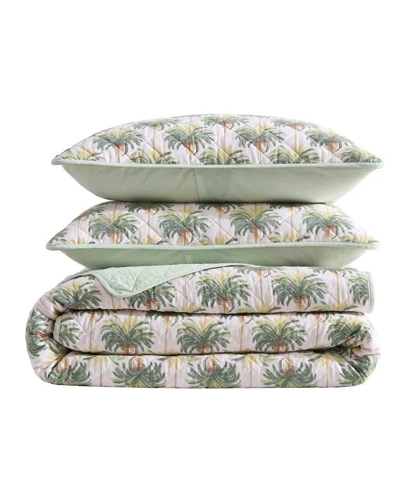 Tommy Bahama Santiago Cotton Reversible -Pc. Quilt Set