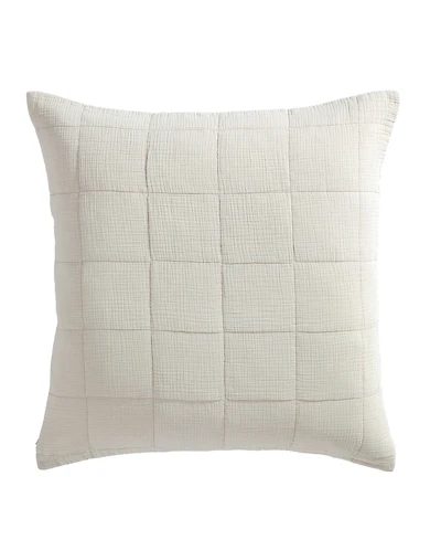 Closeout! Calvin Klein Cotton Gauze Solid Sham, European