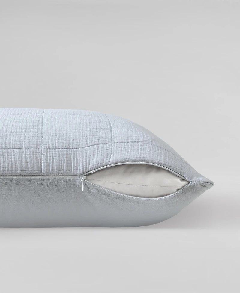Calvin Klein Cotton Gauze Solid Sham, European