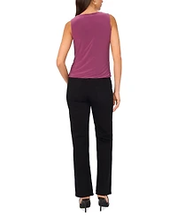 Vince Camuto Women's Sleeveless Ruched Blouse