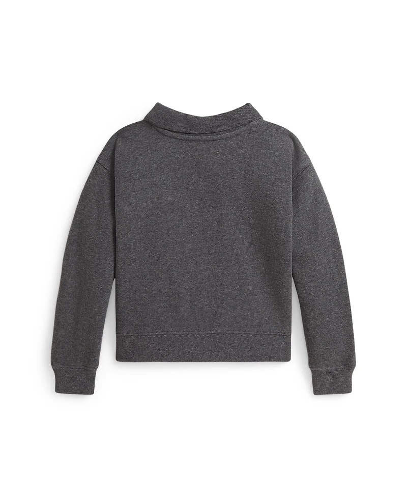 Polo Ralph Lauren Toddler and Little Girls Logo Fleece Sweatshirt