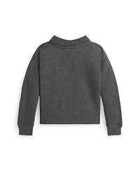 Polo Ralph Lauren Toddler and Little Girls Logo Fleece Sweatshirt