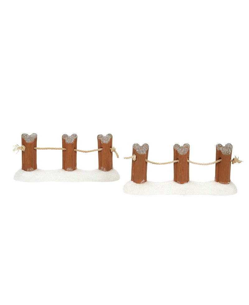Department 56 Disney Village Wharf Fencing, Set of 2