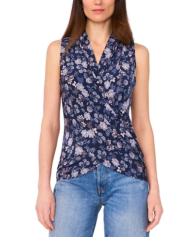 Vince Camuto Women's Sleeveless Front Wrap Top