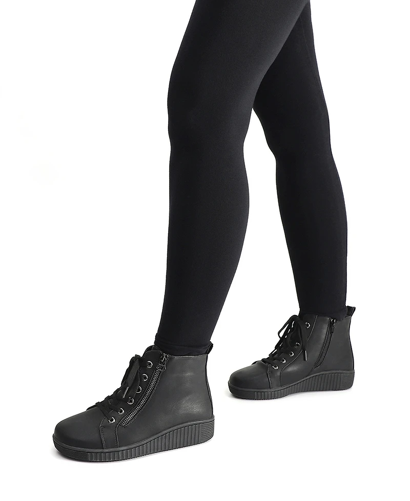 Easy Street Blythe Women's Ankle Boots - Gray (9 WIDE