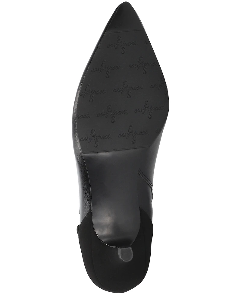 Easy Street Women's Jinx Ankle Zipper Dress Booties