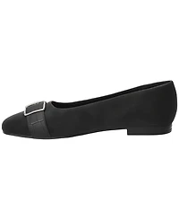 Easy Street Women's Keely Square Toe Ballet Flats