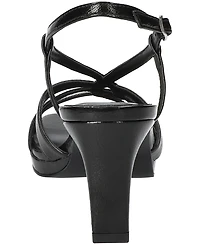 Easy Street Women's Valorie Square Toe Platform Sandals