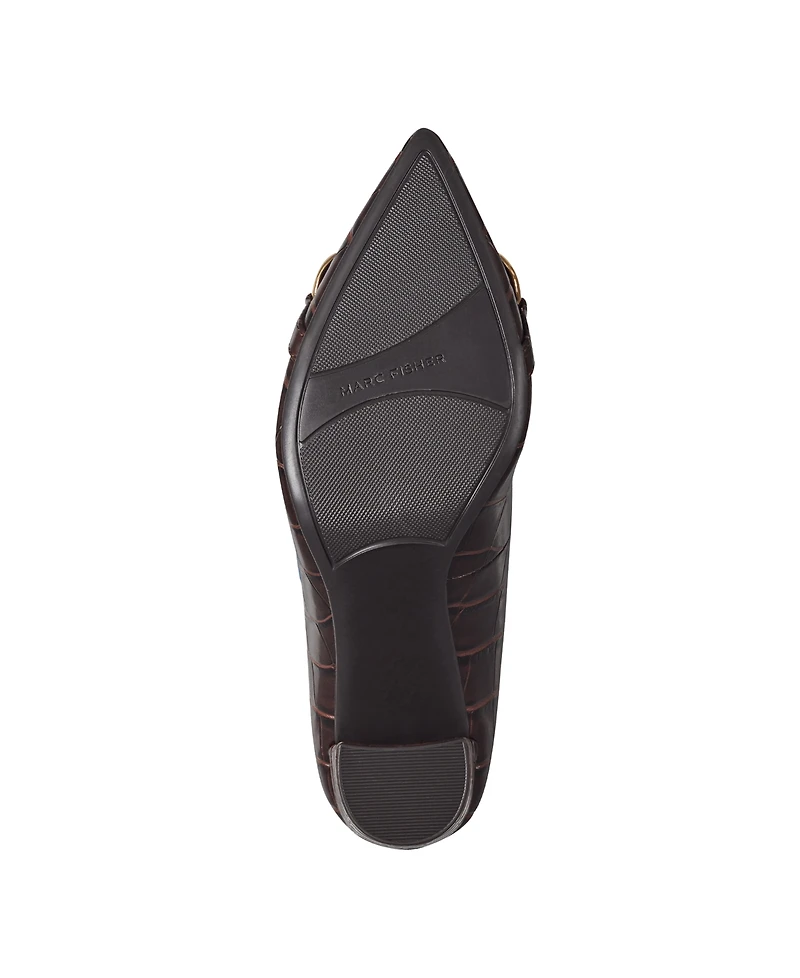 Marc Fisher Women's Gruff Bit High Block Heel Pumps