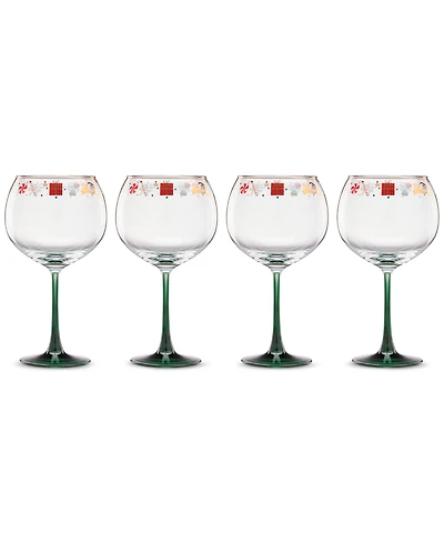 Lenox Nutcracker Ballet Balloon Wine Glasses, Set of 4