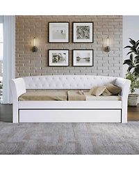 Boyd Sleep St. Ives Daybed, Upholstered, White, Twin