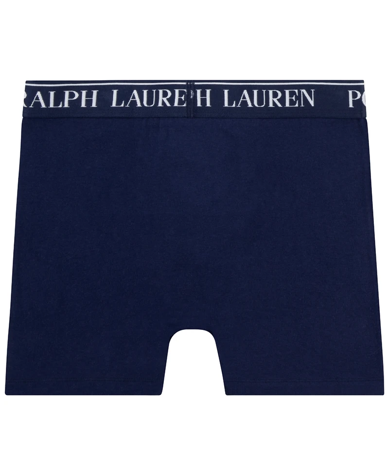 Polo Ralph Lauren Big Boys Cotton Stretch Boxer Briefs 3-Pack