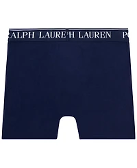 Polo Ralph Lauren Big Boys Cotton Stretch Boxer Briefs 3-Pack