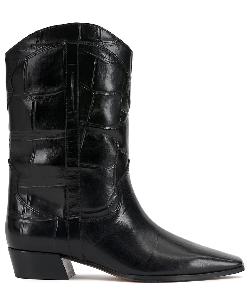 Vince Camuto Women's Prilie Square-Toe Western Boots