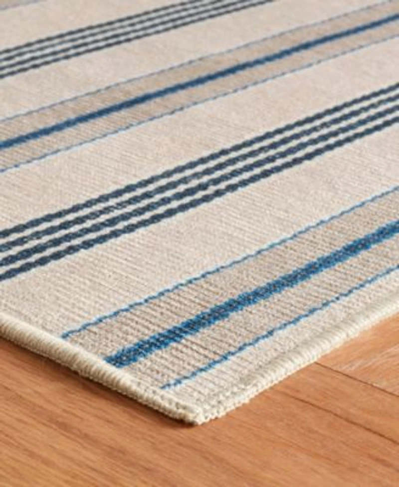 Dash Albert Rugs By Annie Selke Nimes Ticking Machine Washable Da2059 Rug Collection