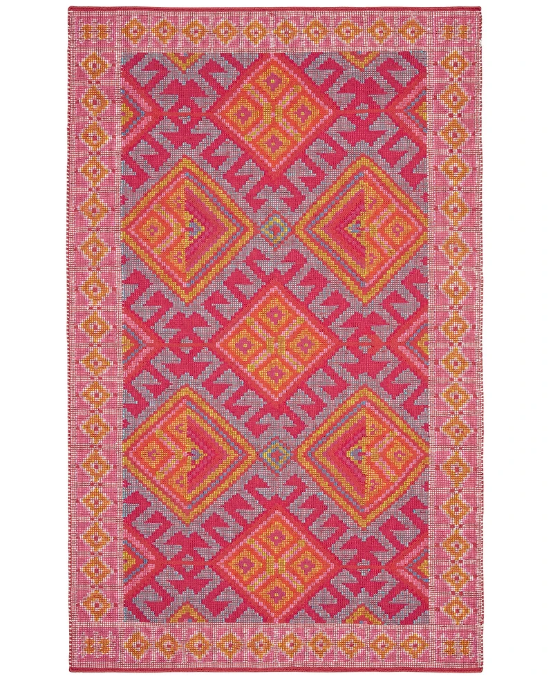 Dash and Albert Rugs by Annie Selke Valencia Kilim Indoor/Outdoor DA1948 3'x5' Area Rug