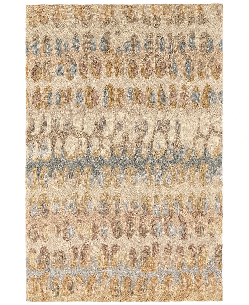 Dash and Albert Rugs by Annie Selke Paint Chip Wool DA1829 6'x9' Area Rug