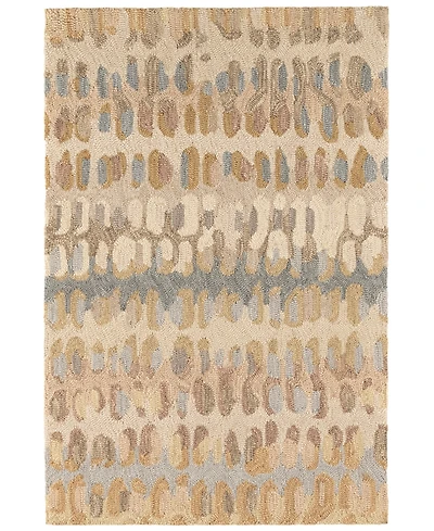 Dash and Albert Rugs by Annie Selke Paint Chip Wool DA1829 6'x9' Area Rug